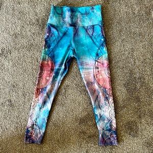 Workout compression leggings